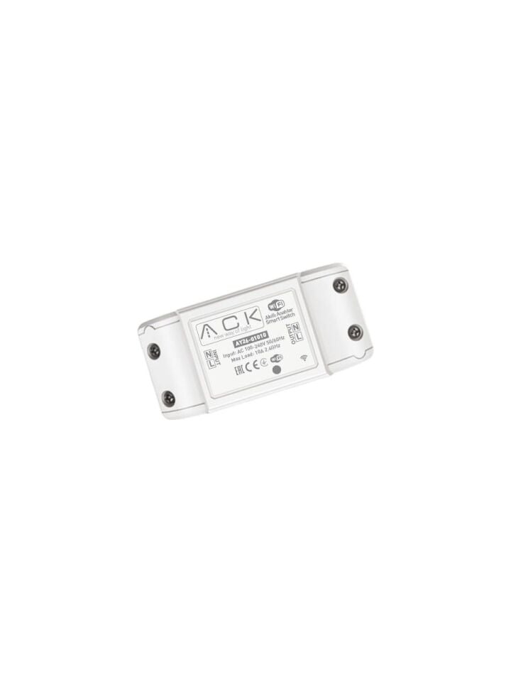 Ack - Akıllı Wifi Anahtar Smart Switch Uzaktan Kontrol Sesli Komut AY26-01010