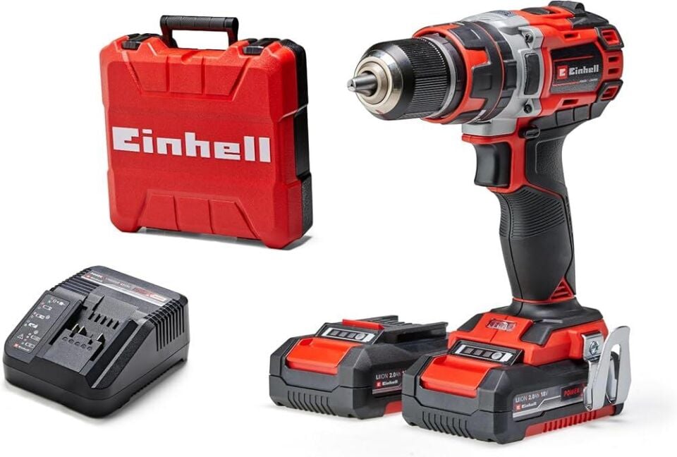 Einhell TE-CD 18/50 Li-i BL (2x2,0Ah) Akülü Darbeli Vidalama Çift Akülü