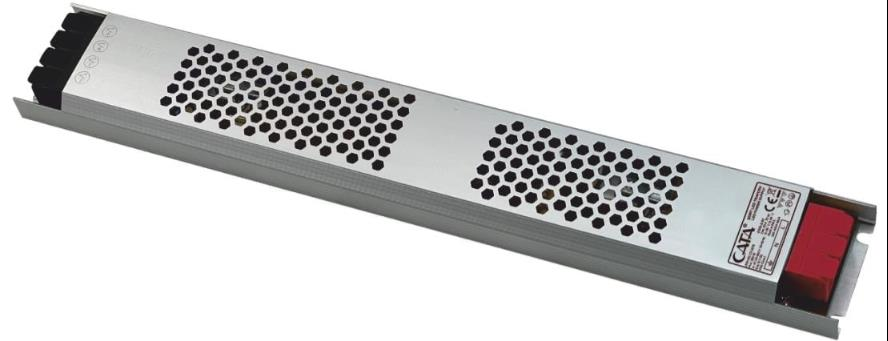 Cata 30A Slim Şerit Led/Modül led Trafosu Fansız Delikli Kasa  CT-2678