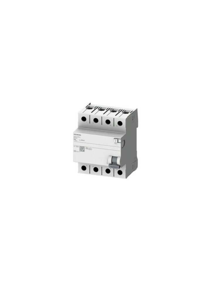 Siemens Trifaze 4P 63A 300mA Yangın Koruma Rölesi (Yangın Koruma Şarteli YKŞ) 5SV5646