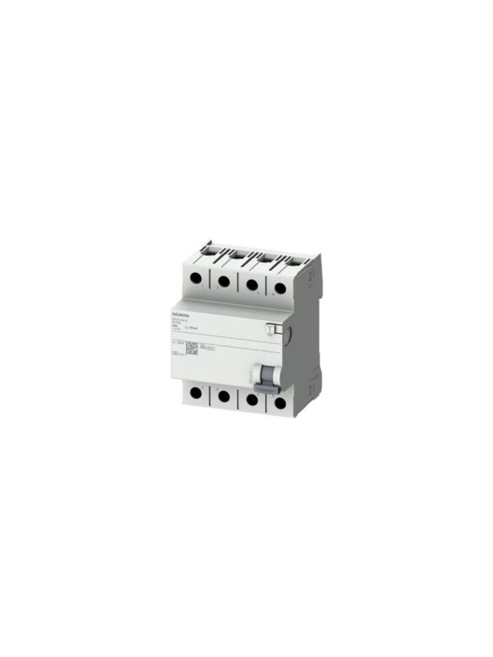 Siemens Trifaze 4P 63A 300mA Yangın Koruma Rölesi (Yangın Koruma Şarteli YKŞ) 5SV5646
