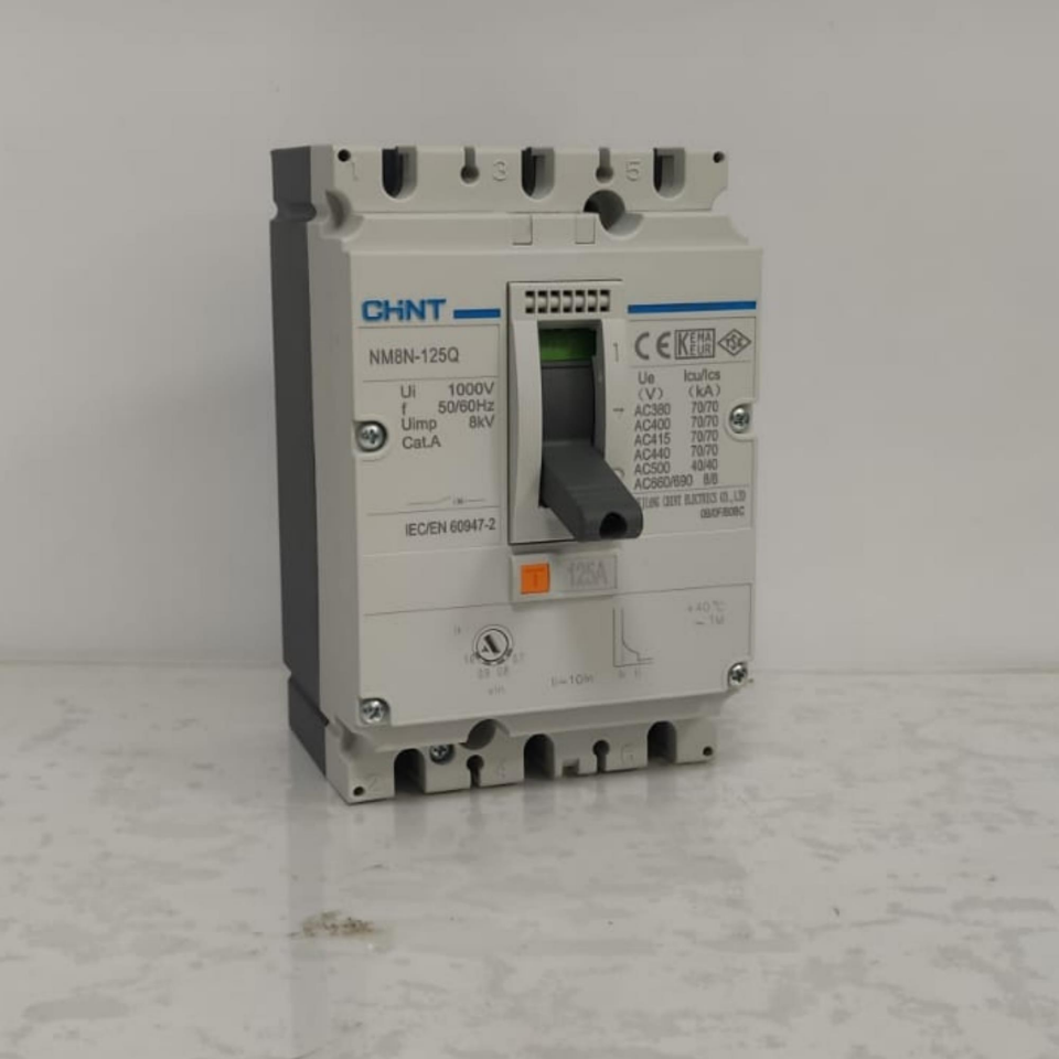 Chint - NM8N-125Q TM/125 3P 125A Ayarsalı Kompakt Şalter