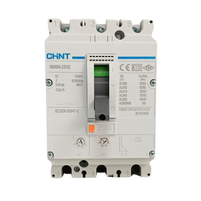 Chint - NM8N-250S TM/250 3P 250A Ayarsalı Kompakt Şalter 271176