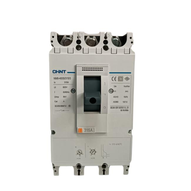Chint - NM8-400S/315/3 3P 315A Ayarsalı Kompakt Şalter 268948