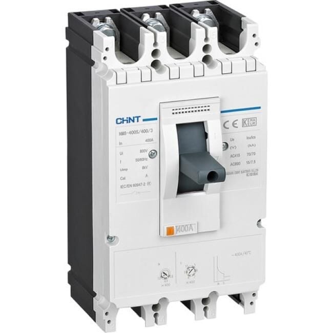Chint - NM8N-100S/TM400 3P 400A Ayarsalı Kompakt Şalter 268950