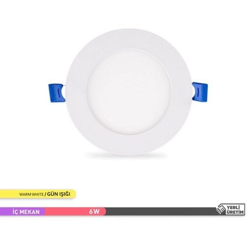Ack 6W 3000K Günışığı Sıva Altı Yuvarlak LED Panel Armatürü AP01-00600