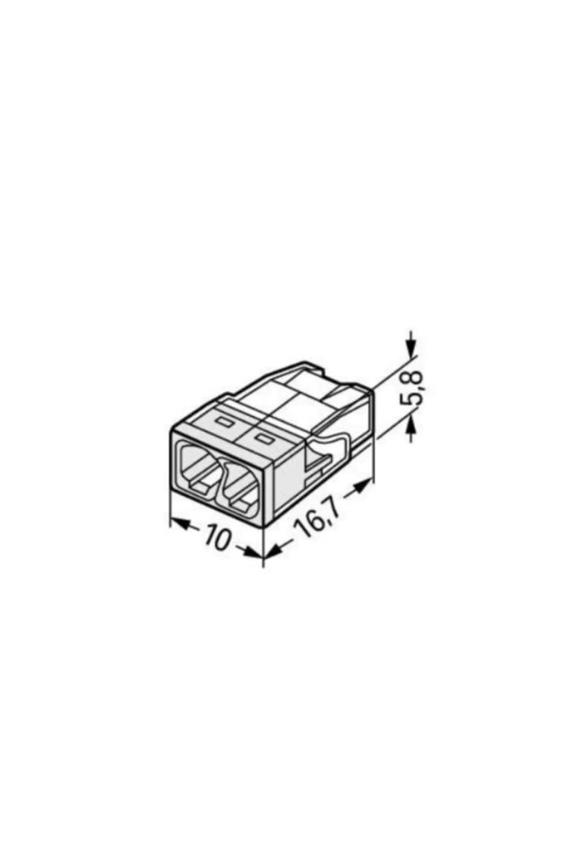 Wago Buat Klemensi 2x2,5 MM (100 ad) WG2273202