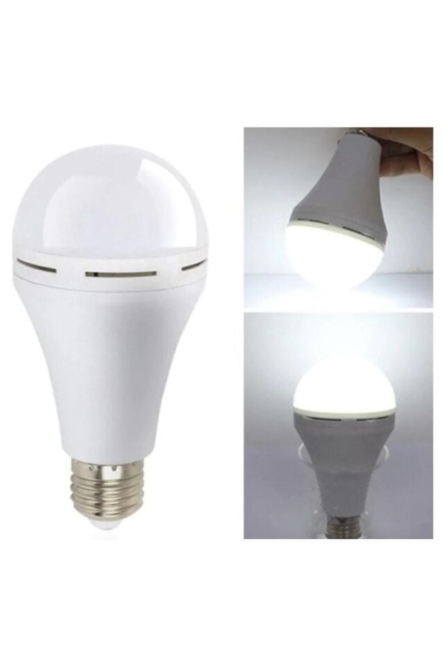 Cata 9w Şarjlı Led Ampul 6500k beyaz Ana Renk CT-4229