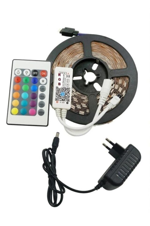 Uzaktan Kumandalı Rgb Şerit Led Seti Ct-4557