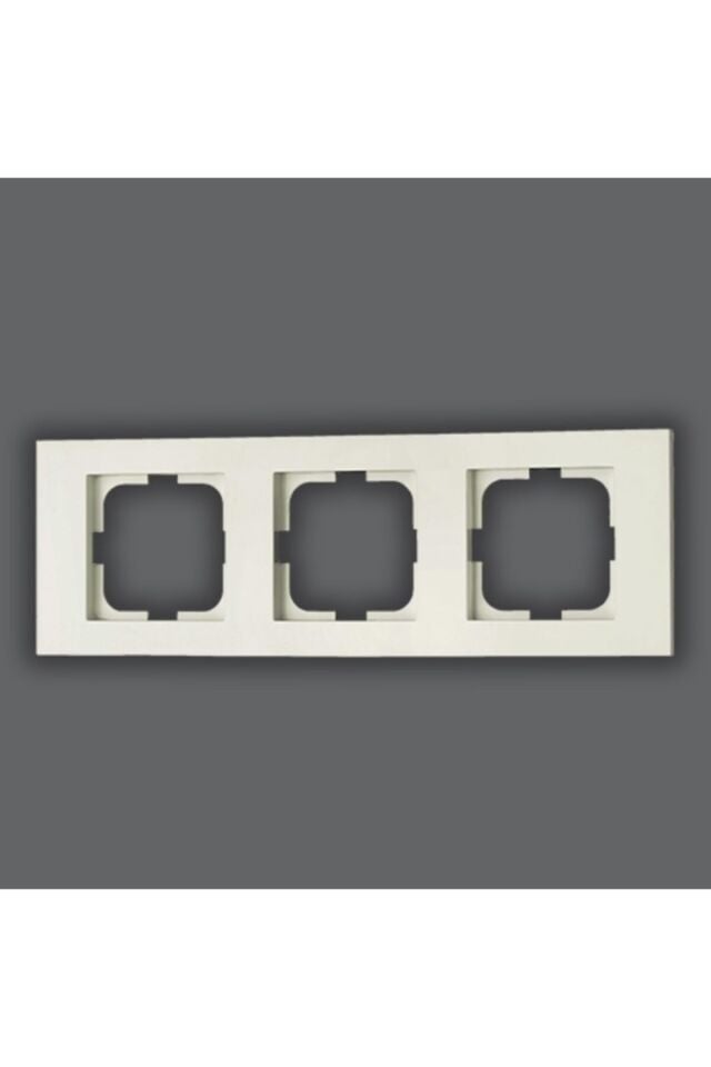 Ovivo - Grano Üçlü Yatay Çerçeve ( Beyaz ) 400-XX0000-227