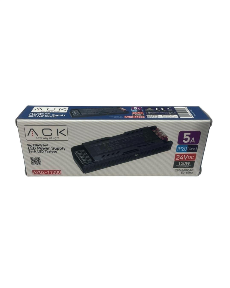 AY02-0060 Ack Slim Led Trafosu 5A 60w 7001-011